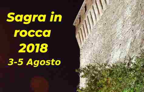 Sagra in rocca - Programma 2018