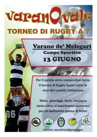 varanOvale 2015 - Rugby a 7 - terzo tempo con torta fritta, birra, musica
